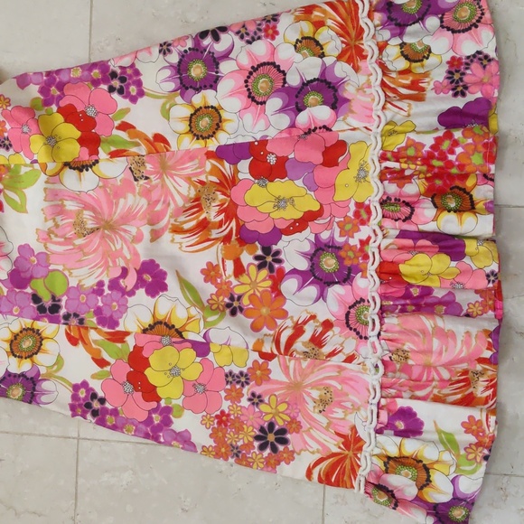 Vintage Liberty Circle Retro Psychedelic Shift Dress from the 1960s 🌺 - Picture 7 of 17